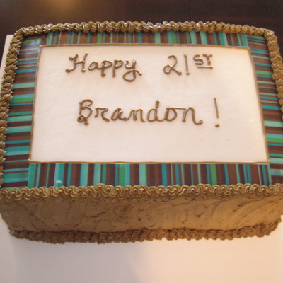 Brandon's 21St Birthday Cake