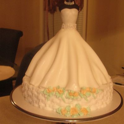 Bridal Dress Cake