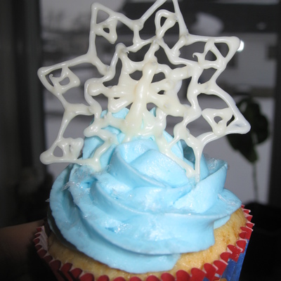 Snowflake Cupcakes