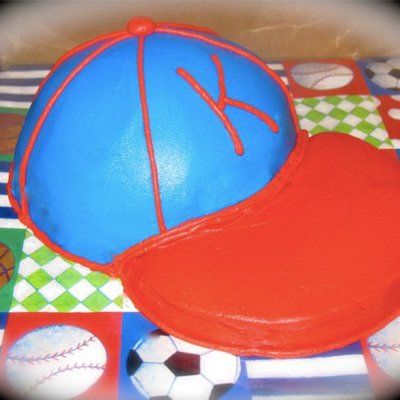 Baseball Hat Cake