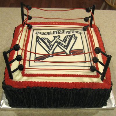 Wwe Birthday Cake