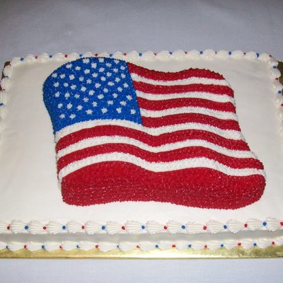Flag Cake