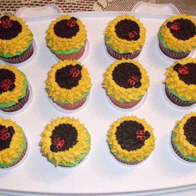 Sunflower Cupcakes