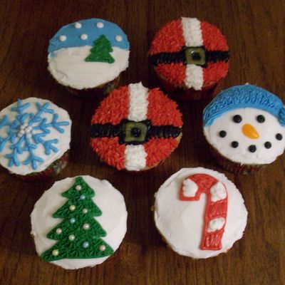 Christmas And Winter Cupcakes