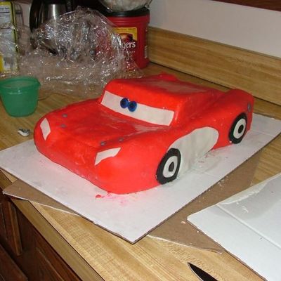 Mcqueen From Cars Cake