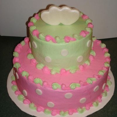 Pink And Lime, Double Heart