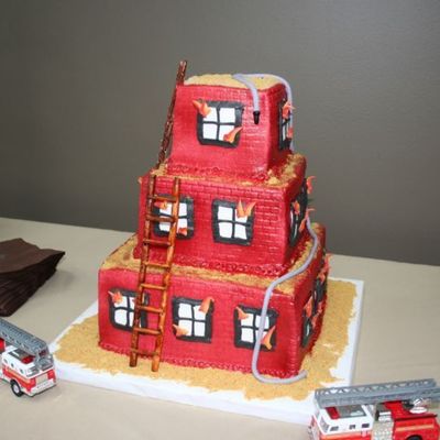 Fireman's Groom's Cake