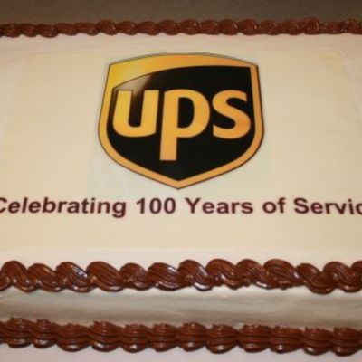 Ups Cake For My Husband's Work