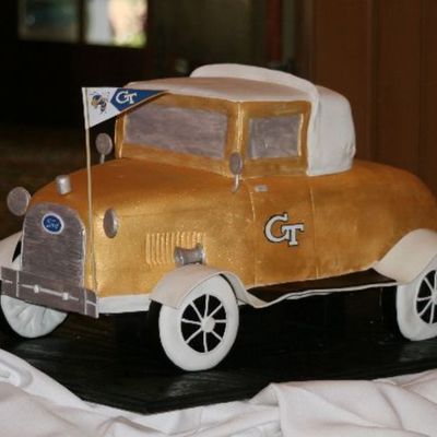 Ga Tech Ramblin Wreck Car