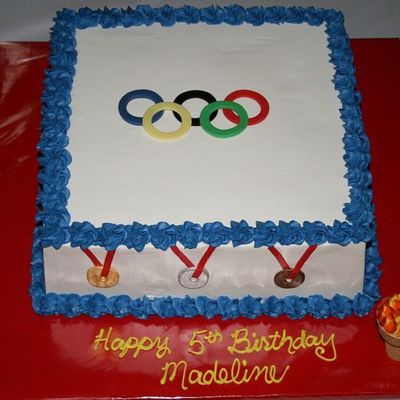 Olympic Birthday Cake