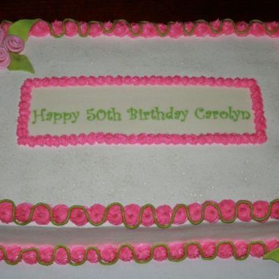 50Th Birthday Cake