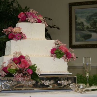 Square Wedding Cake