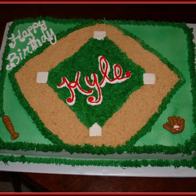Baseball Birthday Cake