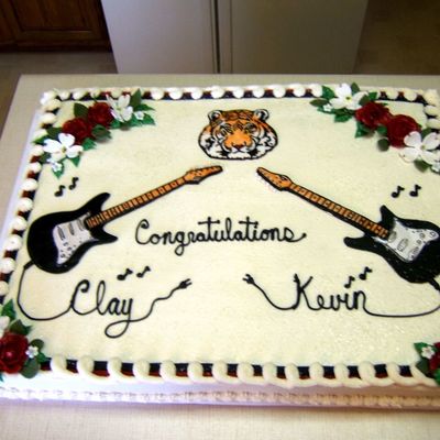 Graduation For Two Male Music Lovers