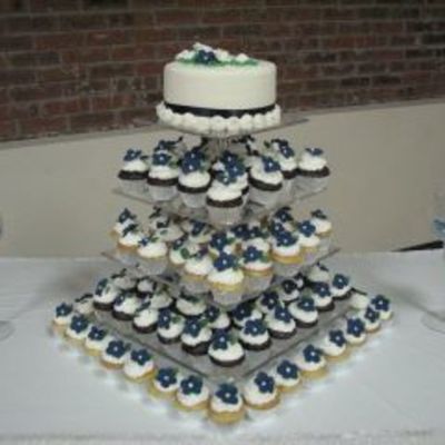 Wedding Cupcake Cake