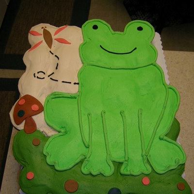 Frog Cupcake Cake