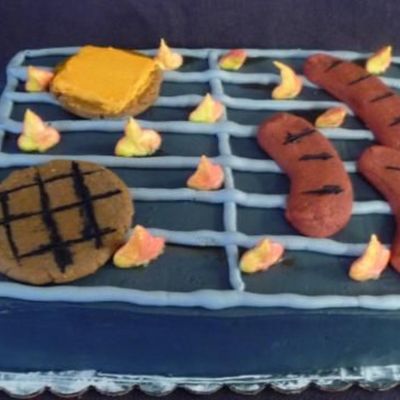 Bbq Grill Cake