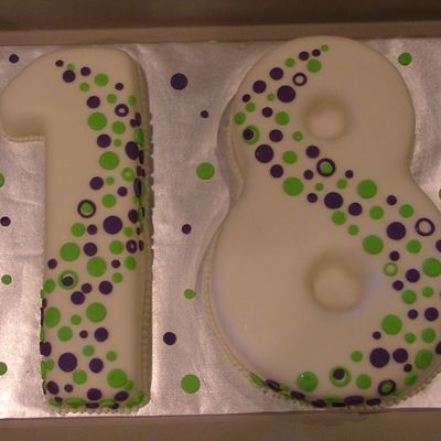 Number 18 Cake