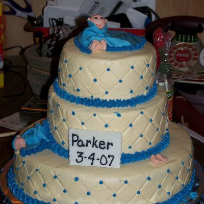 First Ever Stacked Cake