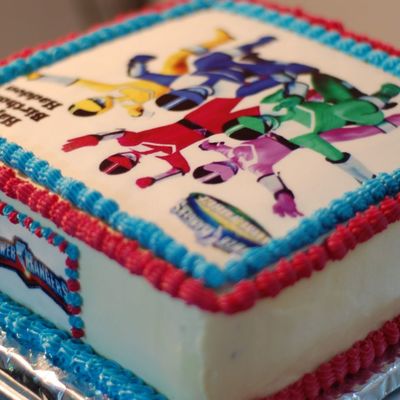 Power Rangers With Edible Image