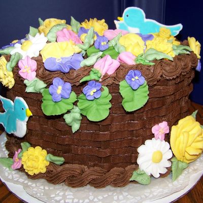 Wilton Course 2 Final Cake