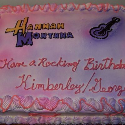 Hannah Montana Birthday Cake
