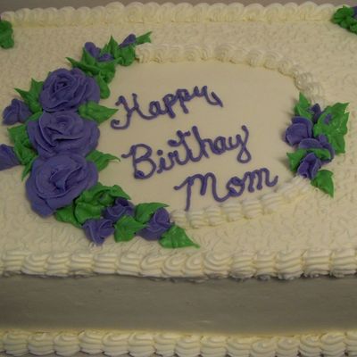 Moms Birthday Cake