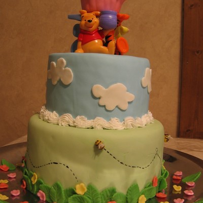 Pooh And Friends First Birthday Cake
