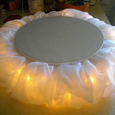 First Lighted Cake Base