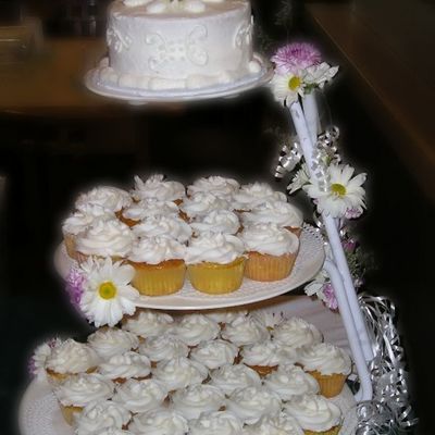 Bridal Shower Cup Cake Tower