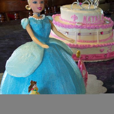 Cinderella Doll Cake