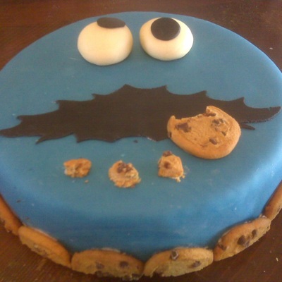 Cookie Monster Cake