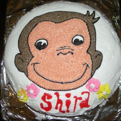 Curious George Cake