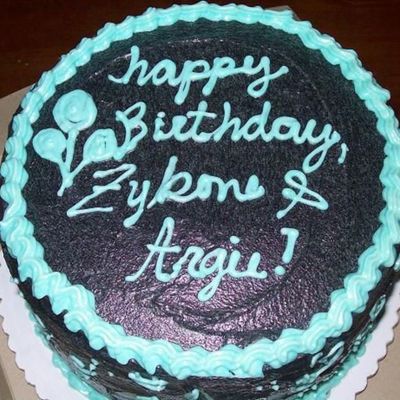 Zybone's & Argie's Birthday Cake