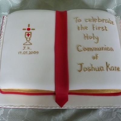 First Communion Cake For A Boy