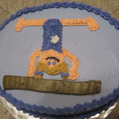 Abbie's Gymnastics Cake