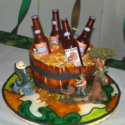 Groom's Cake "red Neck"
