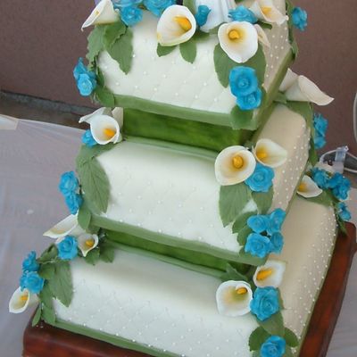 First Big Wedding Cake I Did