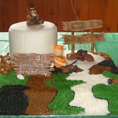 Hunter Birthday Cake Over The Hill