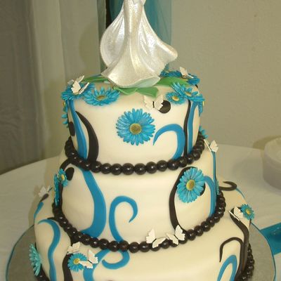Black And Blue Wedding