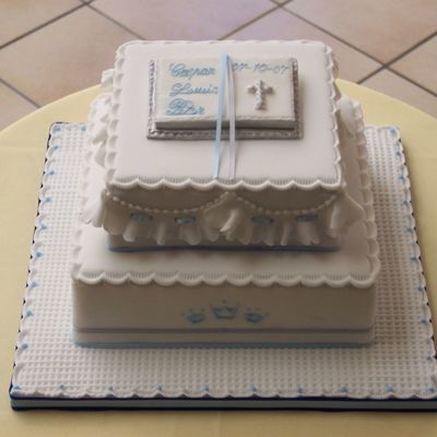 Bible Christening Cake