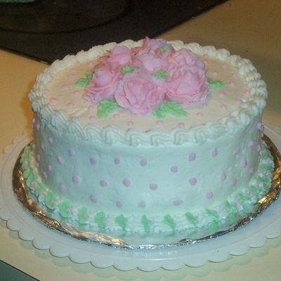 First Time Rose Cake
