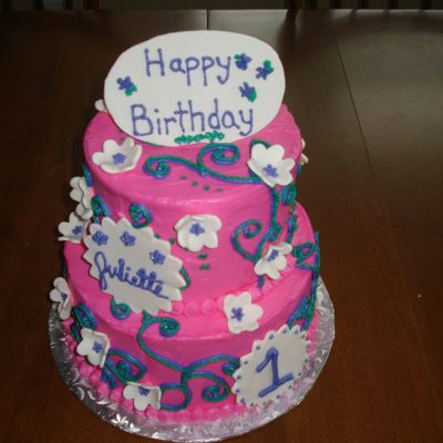 Pink Birthday Cake