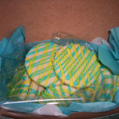 Blue And Yellow Cookie