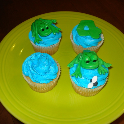 Froggy Cupcakes