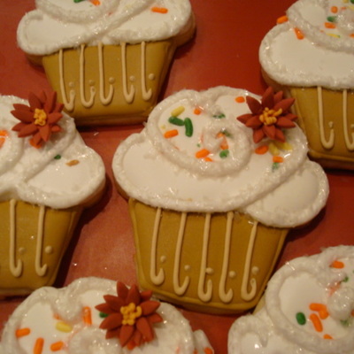 Fall Cupcake Cookie