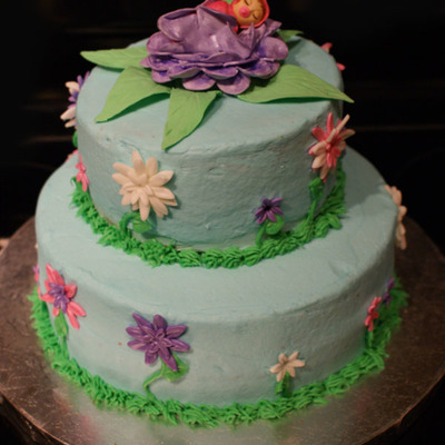 Baby Shower Cake Flower Theme