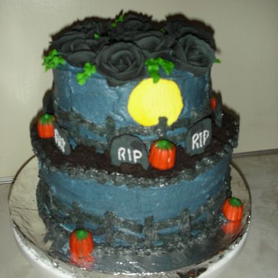 Halloween Tiered Cake