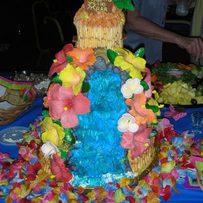 50Th Birthday Luau Cake