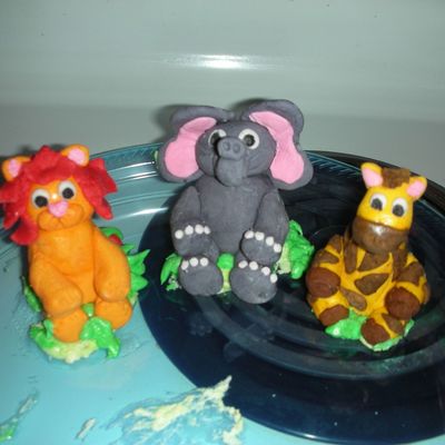 Jungle Fondant Animals